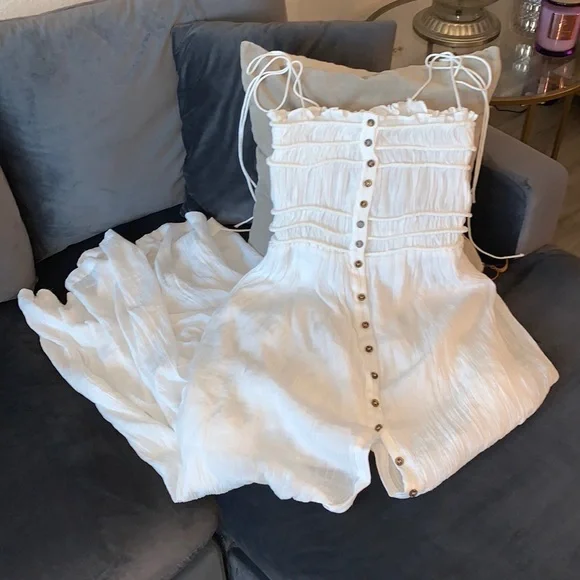 Vici Healthy Glow Pocketed Button Down Maxi Dress - Picture 5 of 7